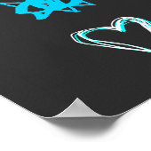 NYC-beeld van de vrijheidsreistedkunst Poster (Hoek)