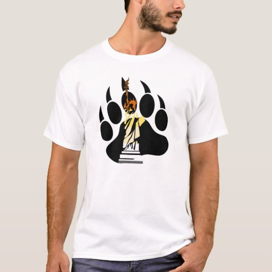 NYC BEER PRIDE LIBERTY BEER PAW T-SHIRT (Voorkant)