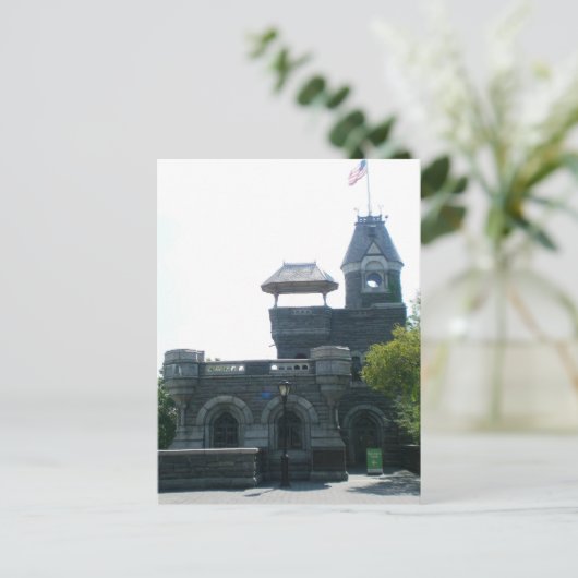 NYC Belvedere Castle Briefkaart (Staand voorkant)