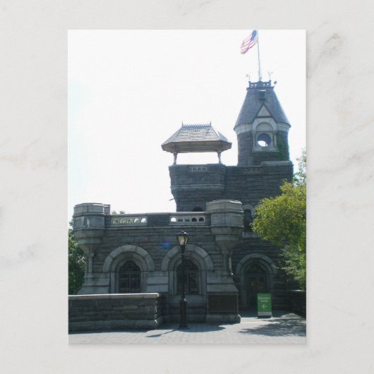 NYC Belvedere Castle Briefkaart (Voorkant)