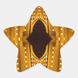 NYC Bezienswaardigheden Theater Marquis Lights Bro Ster Sticker