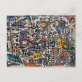 NYC Bird’s Eye-Uitzicht | Joaquín Torres-García Briefkaart (Voorkant)