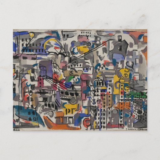 NYC Bird’s Eye-Uitzicht | Joaquín Torres-García Briefkaart (Voorkant)