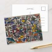 NYC Bird’s Eye-Uitzicht | Joaquín Torres-García Briefkaart