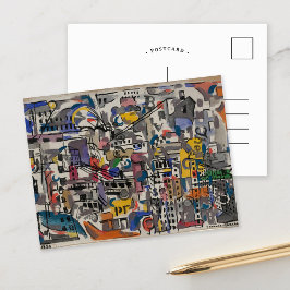 NYC Bird’s Eye-Uitzicht | Joaquín Torres-García Briefkaart