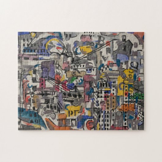 NYC Bird’s Eye-Uitzicht | Joaquín Torres-García Legpuzzel (Horizontaal)