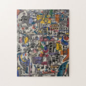 NYC Bird’s Eye-Uitzicht | Joaquín Torres-García Legpuzzel (Verticaal)