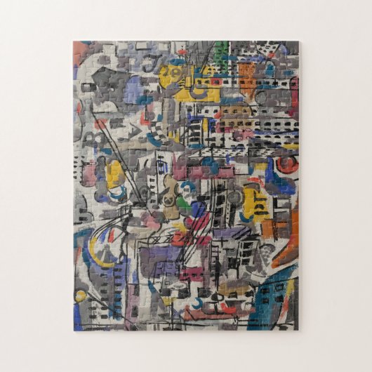 NYC Bird’s Eye-Uitzicht | Joaquín Torres-García Legpuzzel (Verticaal)