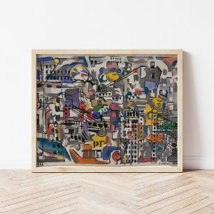 NYC Bird’s Eye-Uitzicht   Joaquín Torres-García Poster