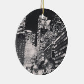NYC Black & White Ornament (Rechts)