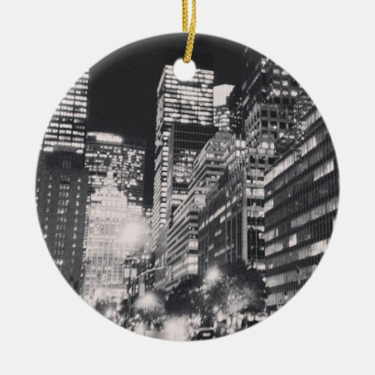 NYC Black & White Ornament (Voorkant)