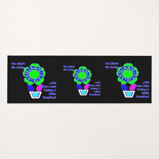 NYC Blooms Yogamat (Voorkant (horizontaal))