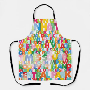 NYC Boroughs All-Over Print Schort