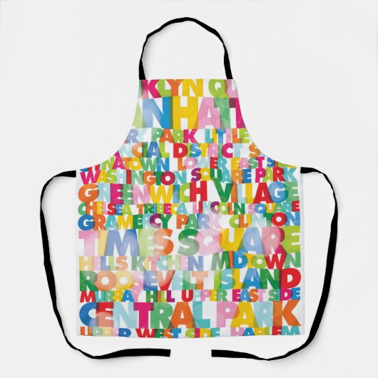 NYC Boroughs All-Over Print Schort (Voorkant)