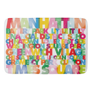 NYC Boroughs Badmat
