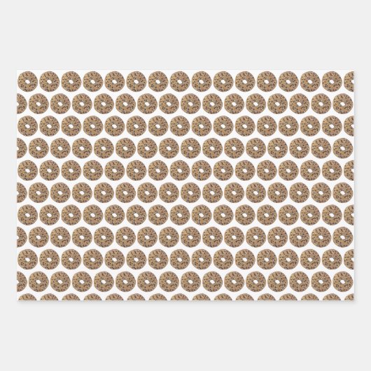 NYC Breakfast Bagels All Plain Marble Rye Inpakpapier Vel (Voorkant)