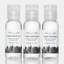 NYC brede skyline geëtst BW wit BG