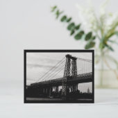 NYC Bridge Briefkaart (Staand voorkant)