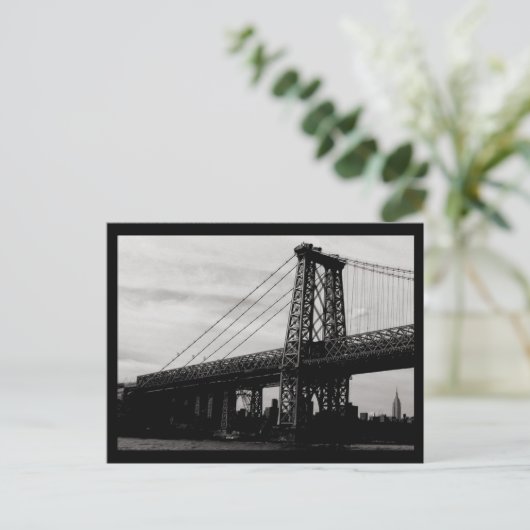 NYC Bridge Briefkaart (Staand voorkant)