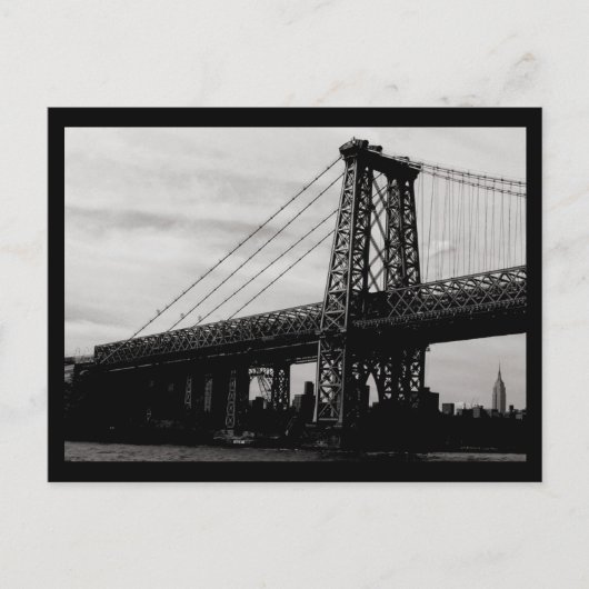 NYC Bridge Briefkaart (Voorkant)