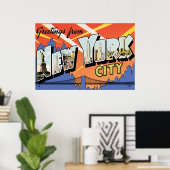 NYC  Briefkaart Poster (Thuiskantoor)