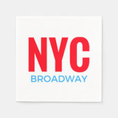 NYC Broadway Servetten (Voorkant)