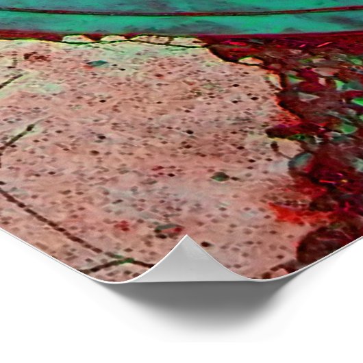 NYC Broadway Street Manhole Hoesje Art Print (Hoek)