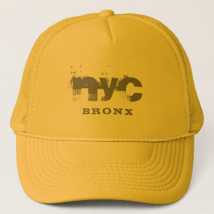 Nyc Bronx Text New York City Sjabloon Trendy Trucker Pet