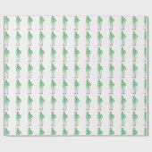 NYC Brooklyn BK Hipster Guy New York City NY Cadeaupapier (Vlak)