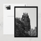 NYC Bryant Park Building Briefkaart (Voorkant / Achterkant)