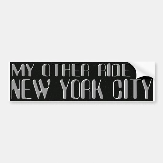 NYC BUMPERSTICKER (Voorkant)