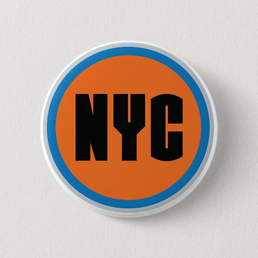 NYC-Button Ronde Button 5,7 Cm (Voorkant)