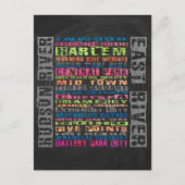 NYC Buurt Regenboog Briefkaart (Voorkant)