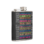 NYC Buurt Regenboog Heupfles (Rechts)