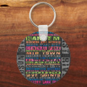 NYC Buurt Regenboog Sleutelhanger (Voorkant)