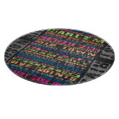 NYC Buurt Regenboog Snijplank (Hoek)