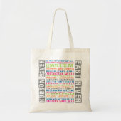 NYC Buurt Regenboog Tote Bag (Voorkant)