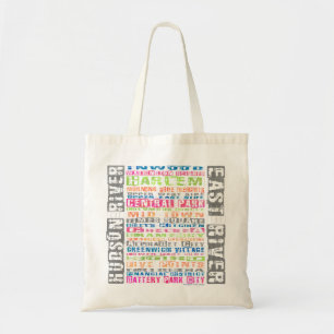 NYC Buurt regenboog Tote Bag