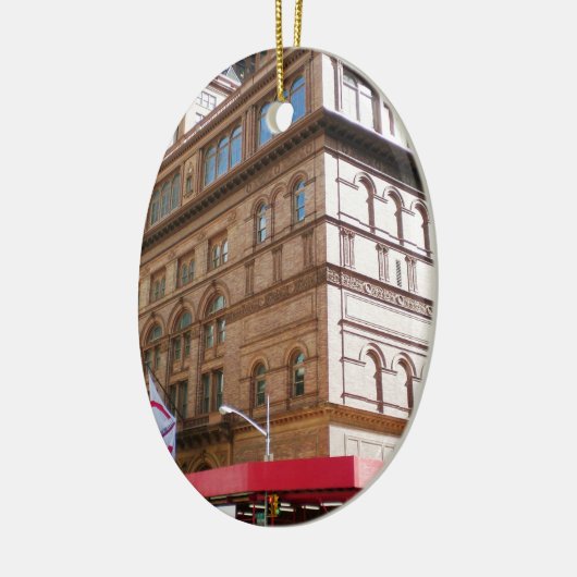 NYC Carnegie Hall Keramisch Ornament (Links)