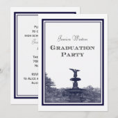 NYC Central Park Bethesda FT DIY #2 Afstuderen Kaart (Voorkant / Achterkant)