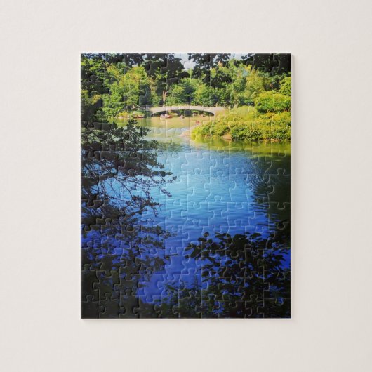 NYC Central Park Lake Bow Bridge New York City Legpuzzel (Verticaal)