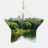 NYC Central Park Skyline Keramisch Ornament (Voorkant)