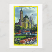 NYC Central Park Uitzicht of 5th Ave Hotels Briefkaart (Voorkant)