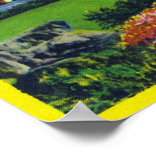 NYC Central Park Uitzicht of 5th Ave Hotels Poster (Hoek)