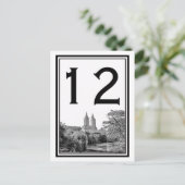 NYC Central PK Lake San Remo geëtst SQ Tafelnummer (Staand voorkant)