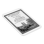 NYC Centrl Pk Lake San Remo Etchd Save the Date Magneet (Rechterzijde)