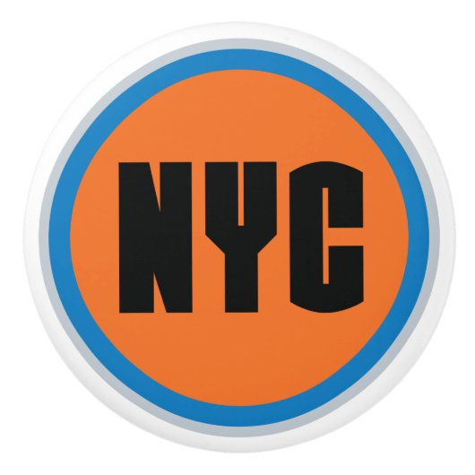 NYC Ceramic Knob. Keramische Knop (Voorkant)