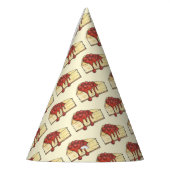 NYC Cherry Cheesecake Slice Dessert bakken Voedsel Feesthoedjes (Links)