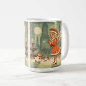  NYC Christmas Angel Koffiemok (Voorkant rechts)