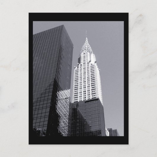 NYC Chrysler Building Briefkaart (Voorkant)